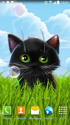 Funny Kitten Live Wallpaper android App screenshot 10