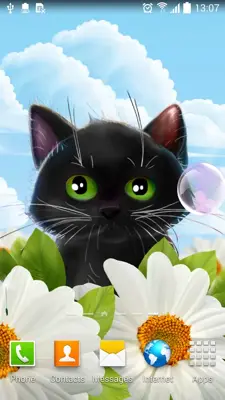 Funny Kitten Live Wallpaper android App screenshot 11