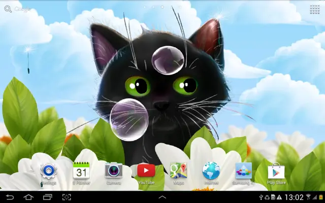 Funny Kitten Live Wallpaper android App screenshot 2