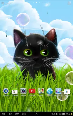 Funny Kitten Live Wallpaper android App screenshot 3