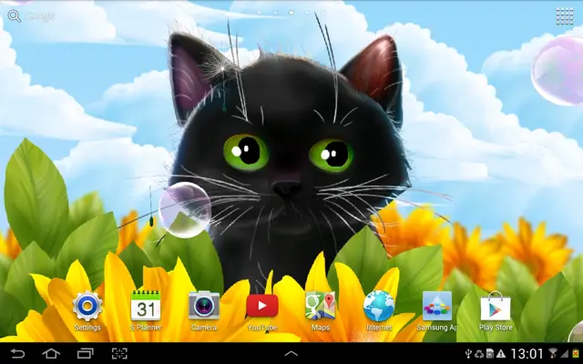 Funny Kitten Live Wallpaper android App screenshot 5