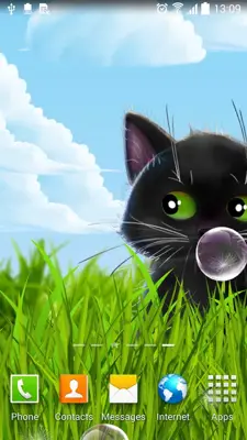 Funny Kitten Live Wallpaper android App screenshot 6